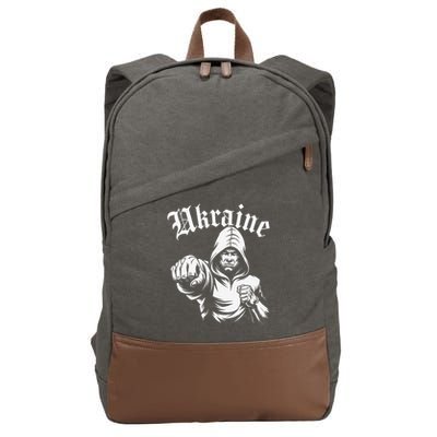 Ukraine Gift Flag Ukraini Kyiv Ukrainian Ukrajina Kyiv Cotton Canvas Backpack