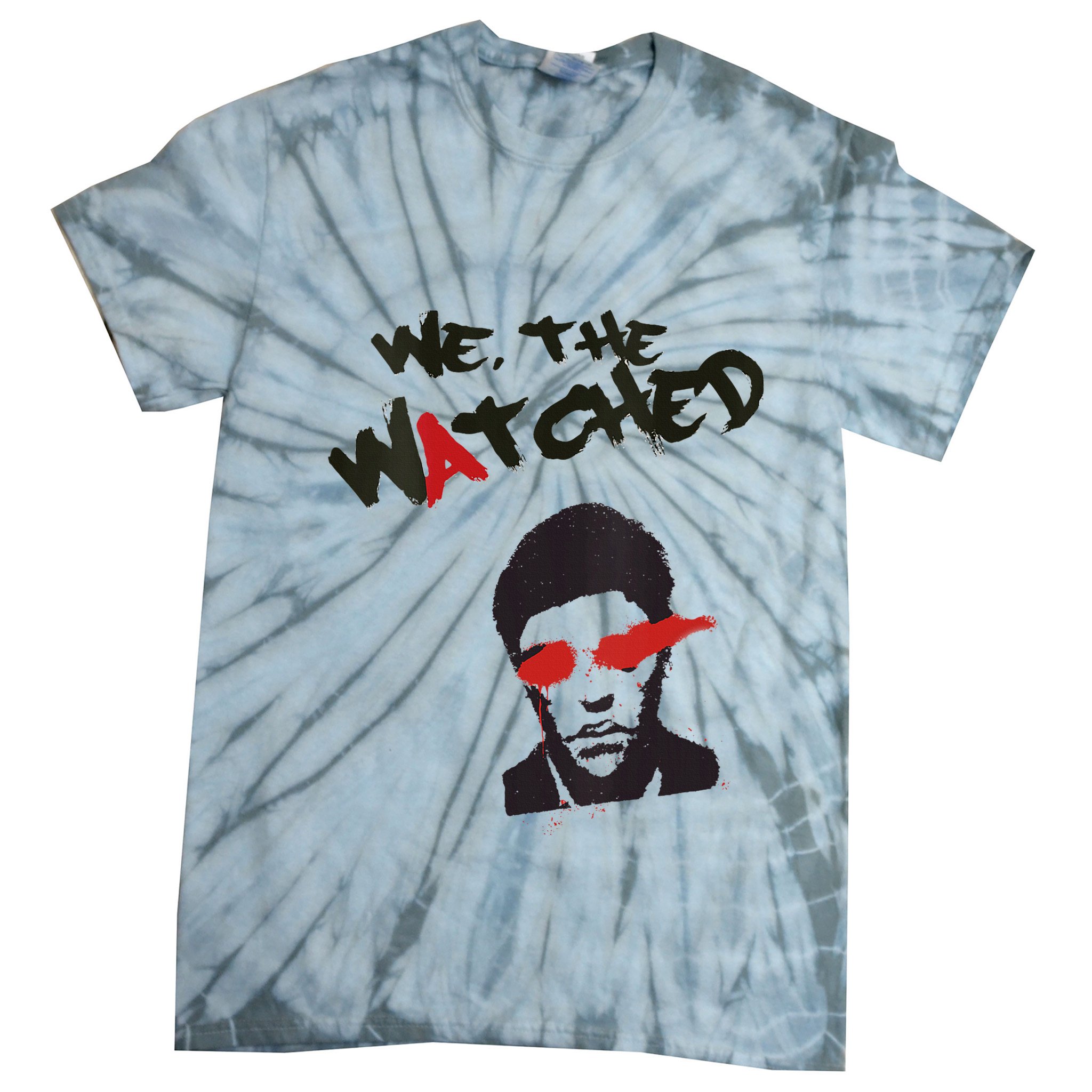 Underground Graffiti Fire Eyes Tie-Dye T-Shirt