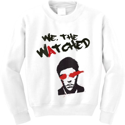 Underground Graffiti Fire Eyes Kids Sweatshirt