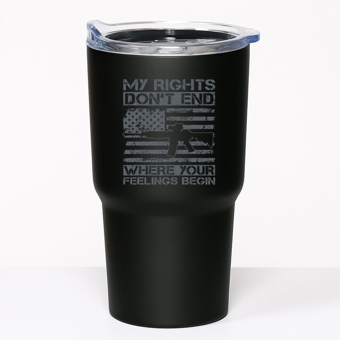 Usa Gun Flag My Rights DonT End Where Your Feelings Begin Tumbler