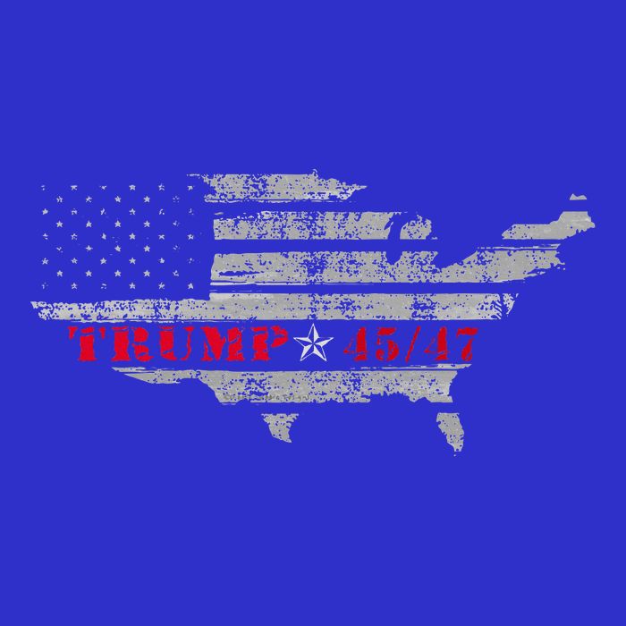 Us Grunge Flag Trump 4547 Red Wave Trump Wins T-Shirt