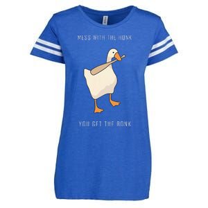 Untitled Goose Game Funny Family Gaming Enza Ladies Jersey Football T-Shirt