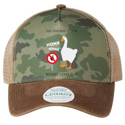 Untitled Goose Game Funny Legacy Tie Dye Trucker Hat