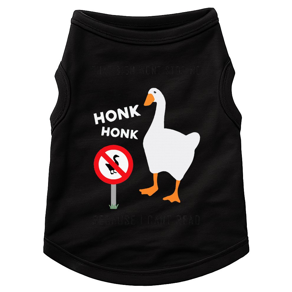 Untitled Goose Game Funny Doggie Tank