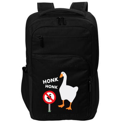Untitled Goose Game Funny Impact Tech Backpack