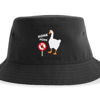 Untitled Goose Game Funny Sustainable Bucket Hat