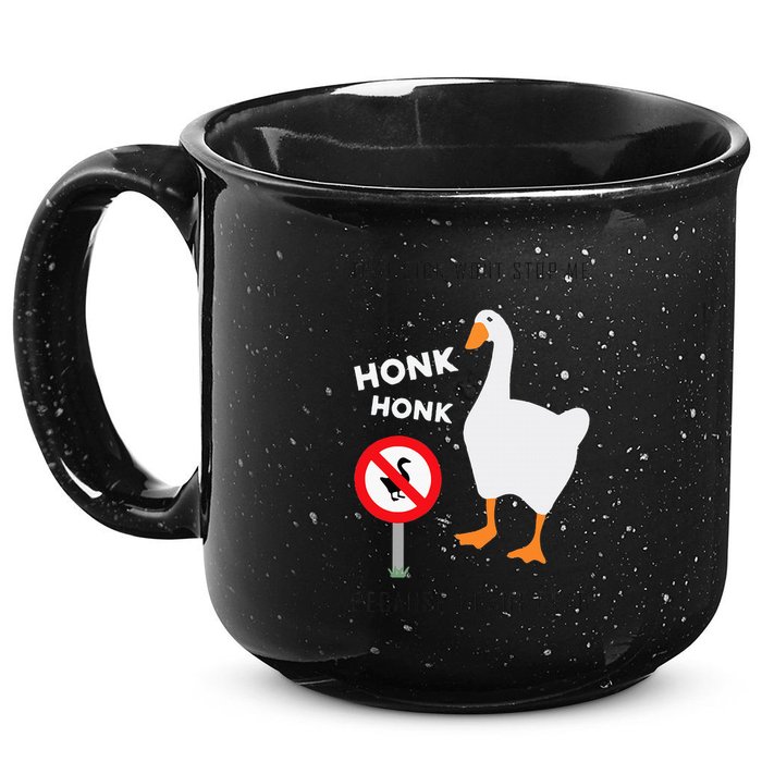 Untitled Goose Game Funny 15oz Campfire Ceramic Mug