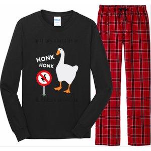 Untitled Goose Game Funny Long Sleeve Pajama Set