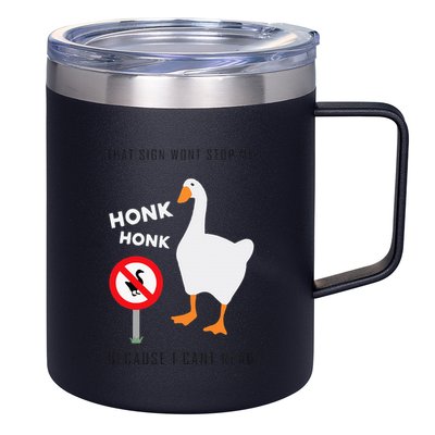 Untitled Goose Game Funny 12oz Stainless Steel Coffee Mug