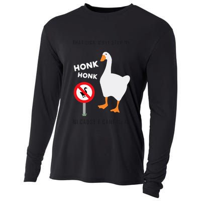 Untitled Goose Game Funny Cooling Performance Long Sleeve Crew