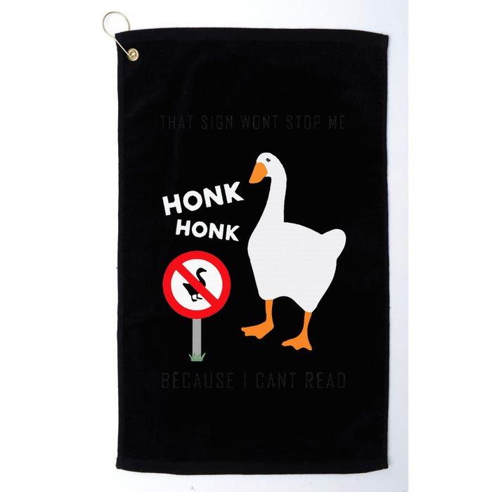 Untitled Goose Game Funny Golf Towel