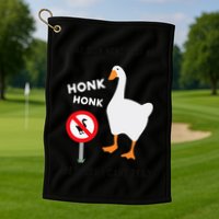 Untitled Goose Game Funny Golf Towel