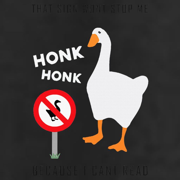 Untitled Goose Game Funny Golf Towel
