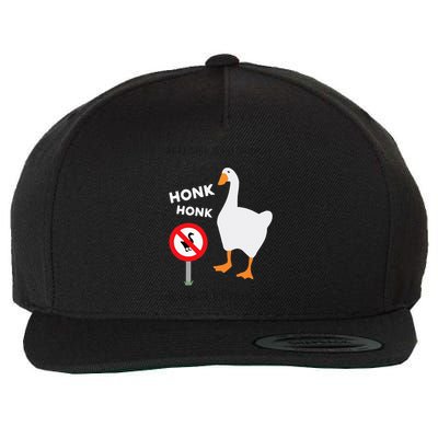 Untitled Goose Game Funny Wool Snapback Cap