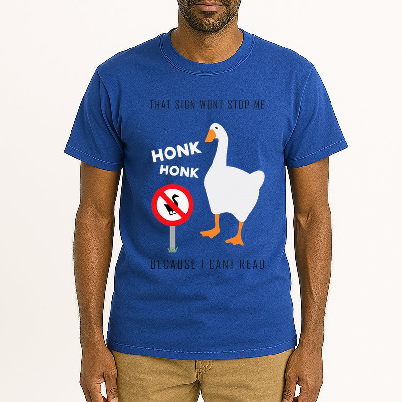 Untitled Goose Game Funny Tall T-Shirt