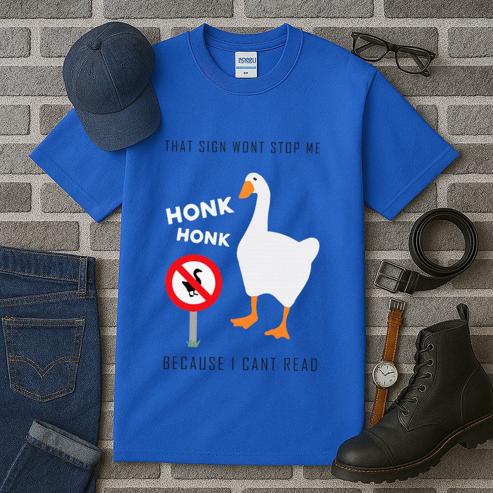 Untitled Goose Game Funny Tall T-Shirt