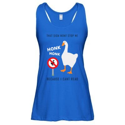 Untitled Goose Game Funny Ladies Essential Flowy Tank