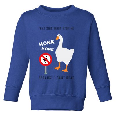 Untitled Goose Game Funny Toddler Sweatshirt