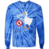 Untitled Goose Game Funny Tie-Dye Long Sleeve Shirt