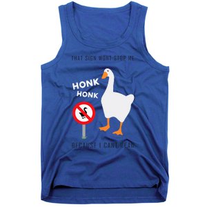 Untitled Goose Game Funny Tank Top