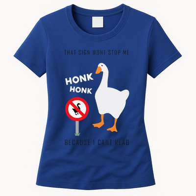 Untitled Goose Game Funny Womens T-Shirt