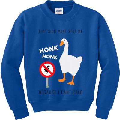 Untitled Goose Game Funny Kids Sweatshirt