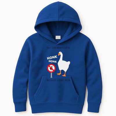 Untitled Goose Game Funny Kids Hoodie