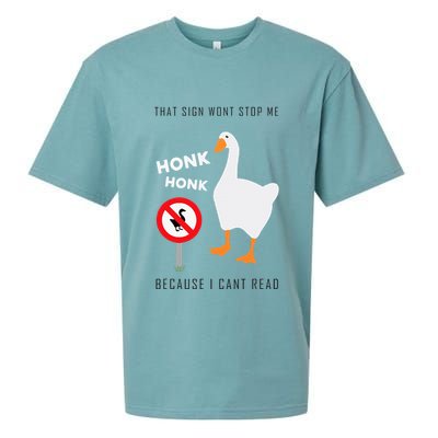 Untitled Goose Game Funny Sueded Cloud Jersey T-Shirt