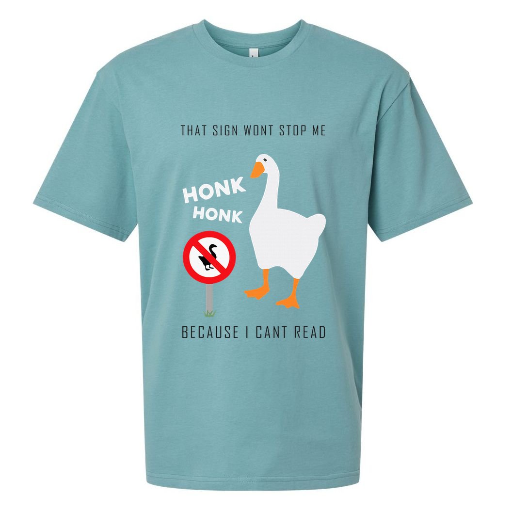 Untitled Goose Game Funny Sueded Cloud Jersey T-Shirt