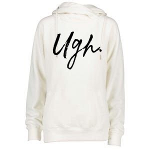 Ugh Great Gift Single Awareness Day Great Gift Womens Funnel Neck Pullover Hood