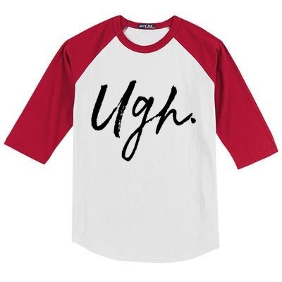 Ugh Great Gift Single Awareness Day Great Gift Kids Colorblock Raglan Jersey