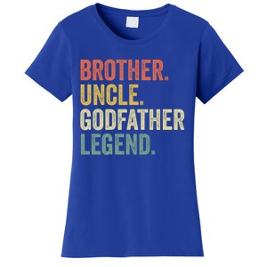 Uncle Godfather Gift Christmas Funny Gift From God Funny Cool Gift Women's T-Shirt