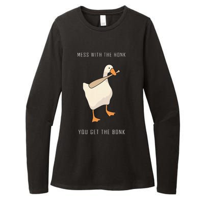 Untitled Goose Game Funny Family Gaming Womens CVC Long Sleeve Shirt