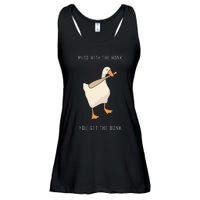 Untitled Goose Game Funny Family Gaming Ladies Essential Flowy Tank