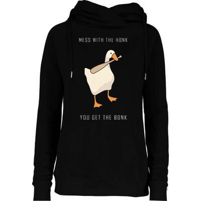 Untitled Goose Game Funny Family Gaming Womens Funnel Neck Pullover Hood