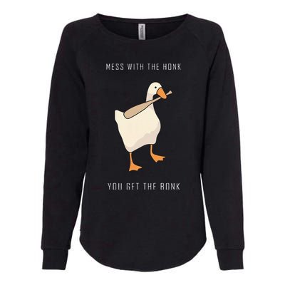 Untitled Goose Game Funny Family Gaming Womens California Wash Sweatshirt