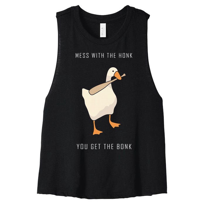 Untitled Goose Game Funny Family Gaming Women's Racerback Cropped Tank