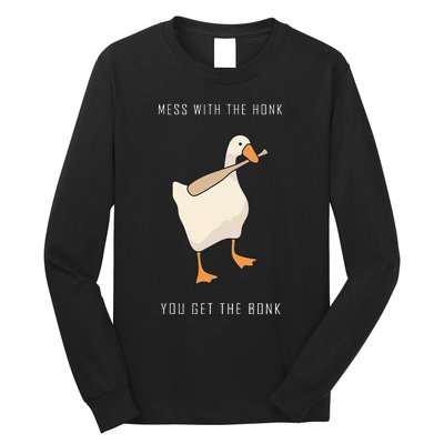 Untitled Goose Game Funny Family Gaming Long Sleeve Shirt