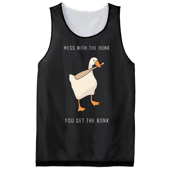 Untitled Goose Game Funny Family Gaming Mesh Reversible Basketball Jersey Tank