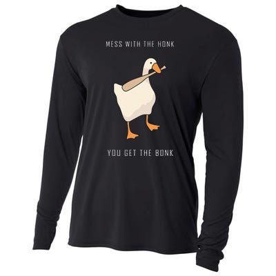 Untitled Goose Game Funny Family Gaming Cooling Performance Long Sleeve Crew