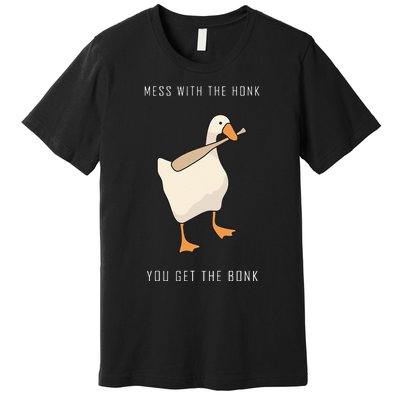 Untitled Goose Game Funny Family Gaming Premium T-Shirt