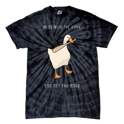 Untitled Goose Game Funny Family Gaming Tie-Dye T-Shirt