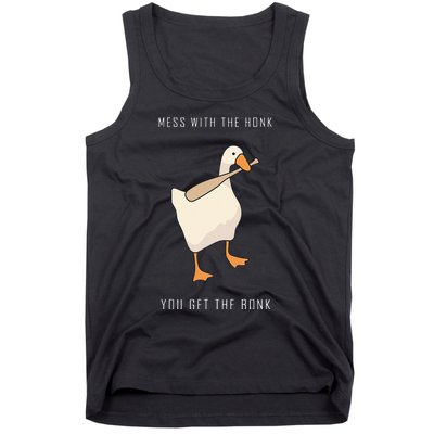 Untitled Goose Game Funny Family Gaming Tank Top