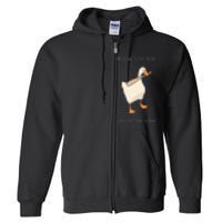 Untitled Goose Game Funny Family Gaming Full Zip Hoodie