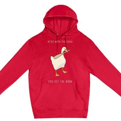 Untitled Goose Game Funny Family Gaming Premium Pullover Hoodie