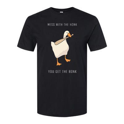 Untitled Goose Game Funny Family Gaming Softstyle CVC T-Shirt