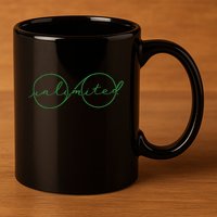 Unlimited Glasses Green Good Witch Bad Witch 11oz C Handle Ceramic Mug
