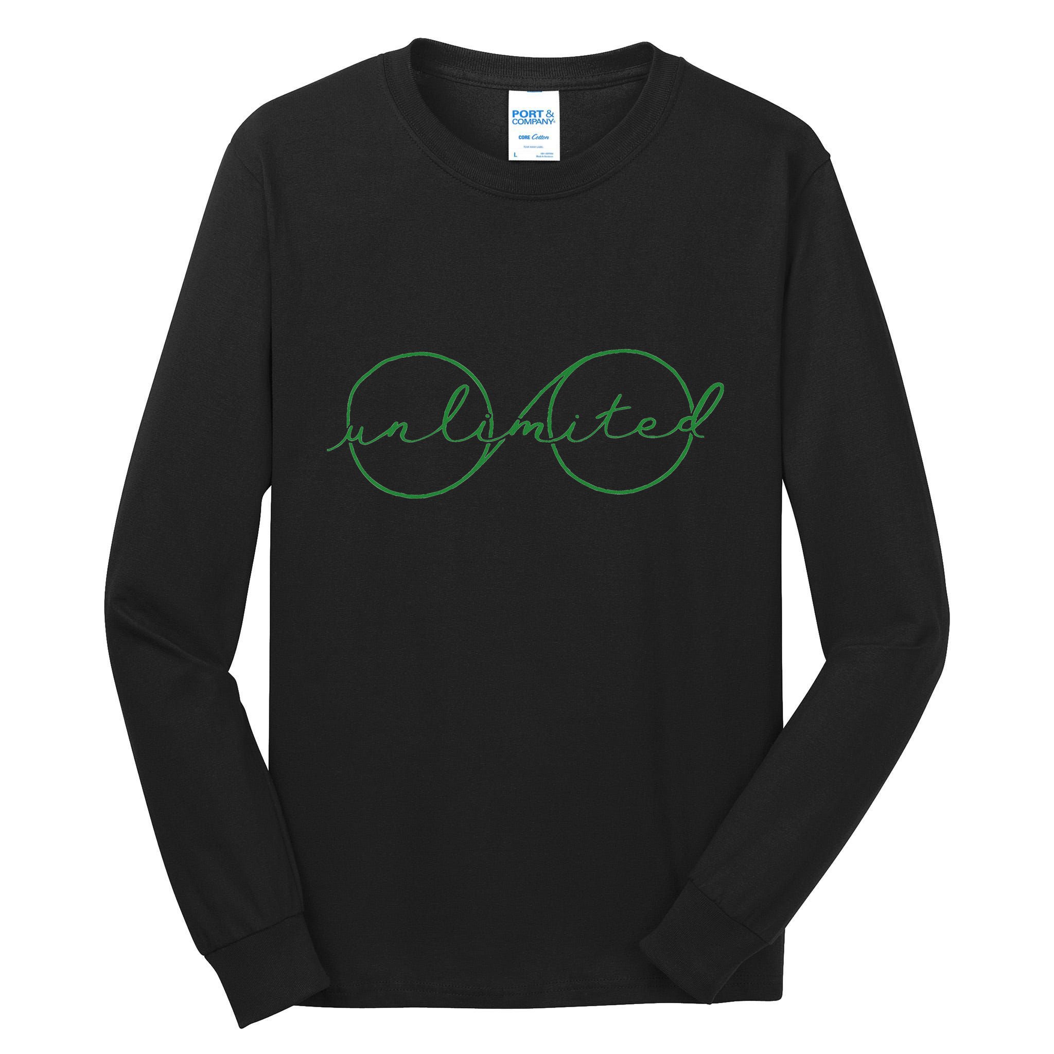 Unlimited Glasses Green Good Witch Bad Witch Tall Long Sleeve T-Shirt