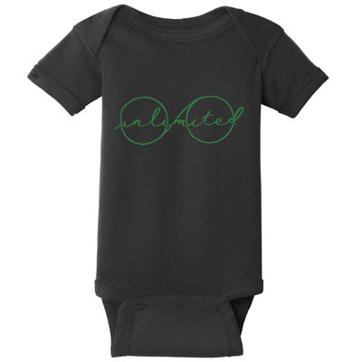 Unlimited Glasses Green Good Witch Bad Witch Baby Bodysuit