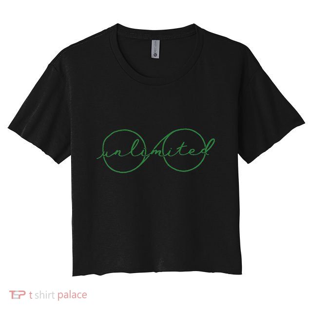 Unlimited Glasses Green Good Witch Bad Witch Crop Top